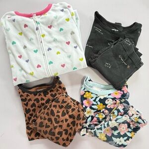 Lot of girls size 6 pajamas